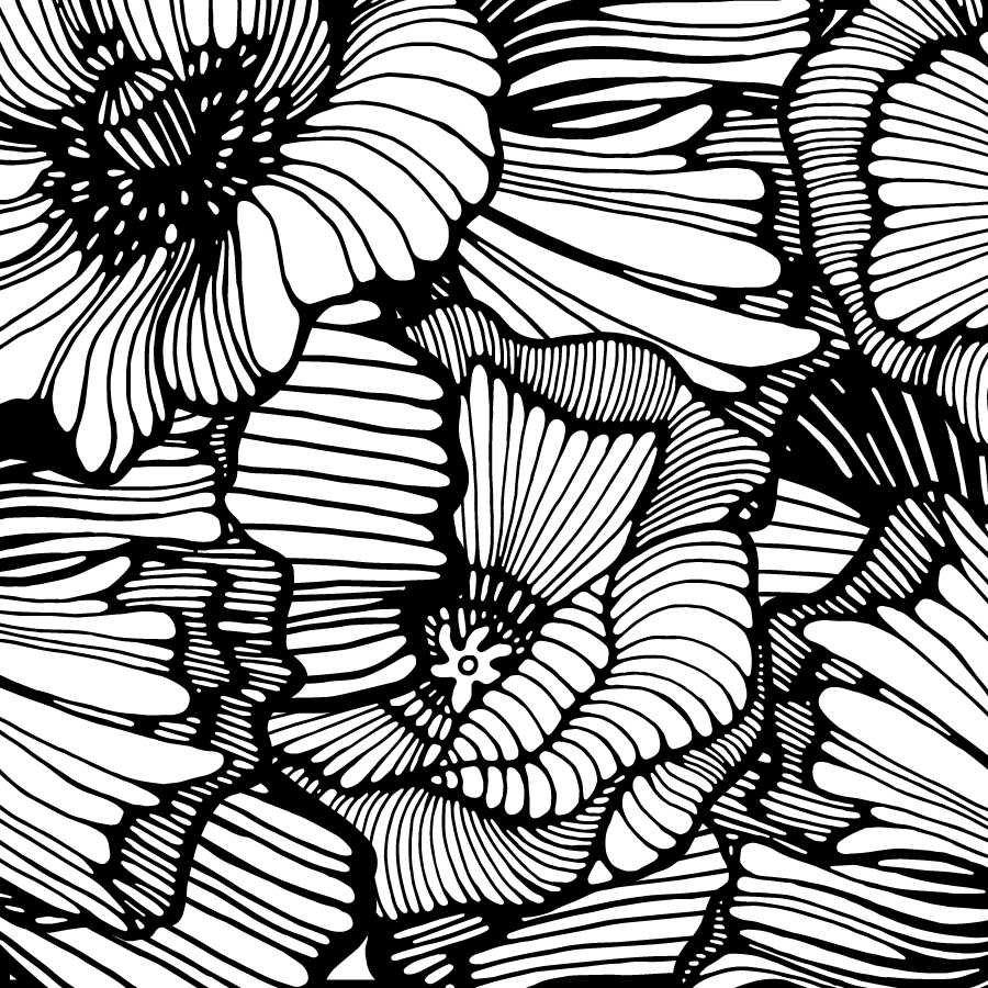 Текстура из полимерной резины FLORA#06