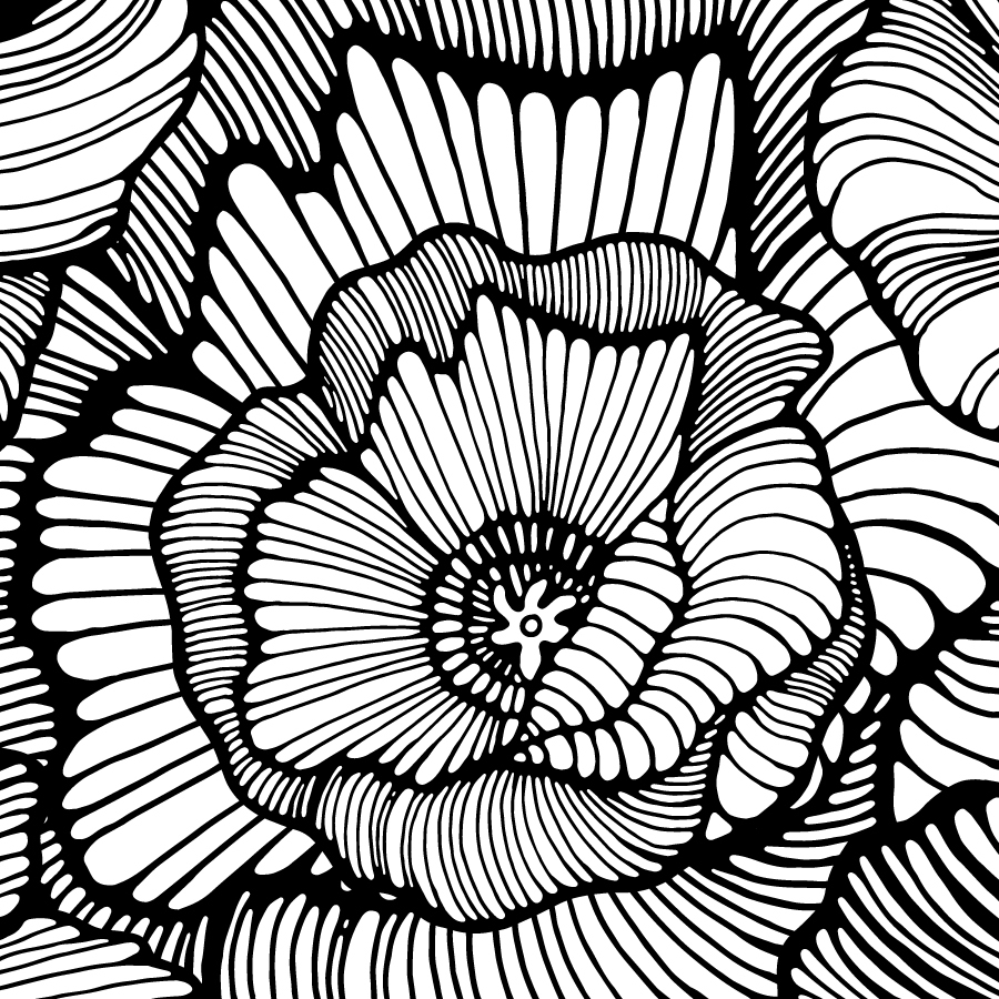 Текстура из полимерной резины FLORA#05