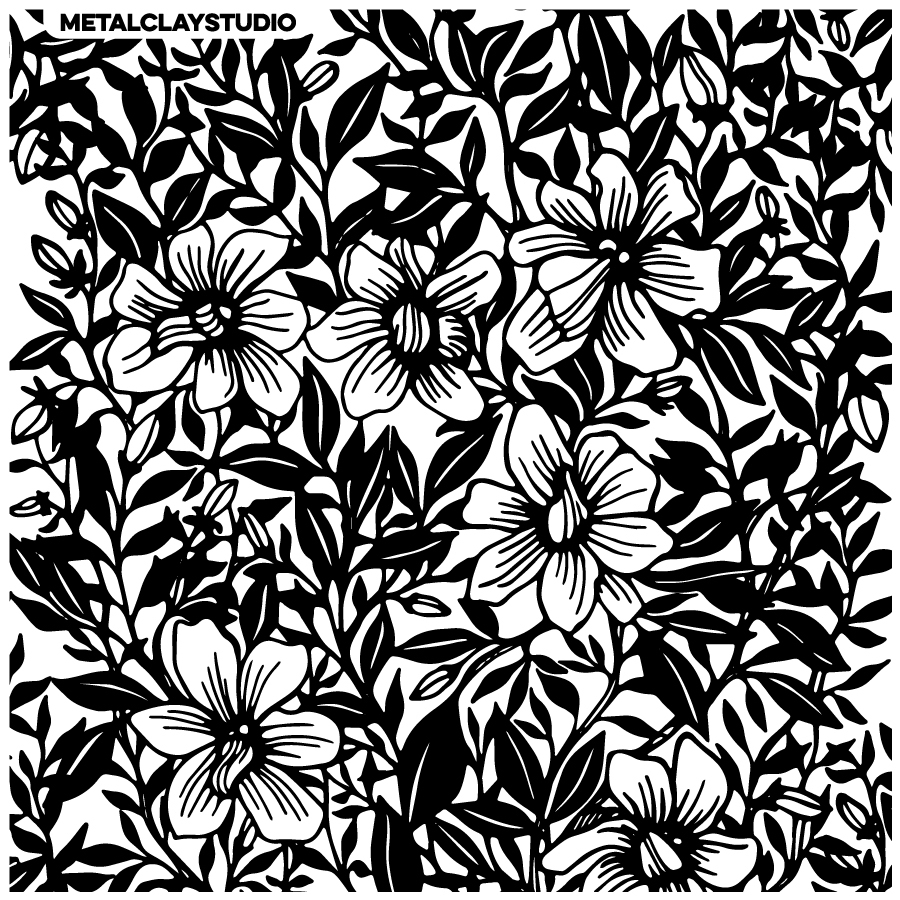 Текстура из полимерной резины FLORA#01