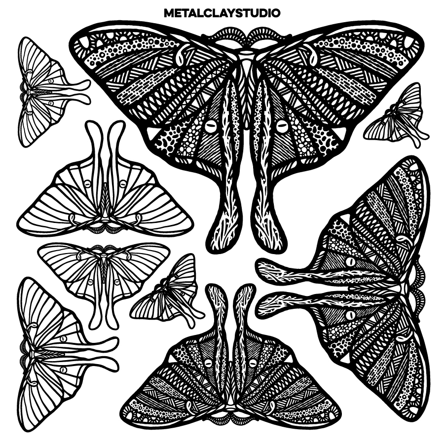 Текстура из полимерной резины INSECTS#24-2