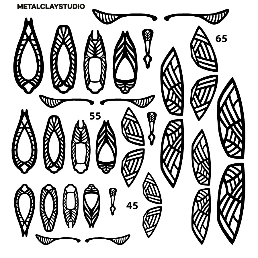 Текстура из полимерной резины INSECTS#11