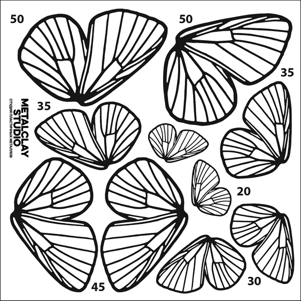Текстура из полимерной резины INSECTS#05-1