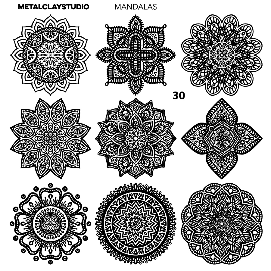 Текстура из полимерной резины MANDALA ART#01