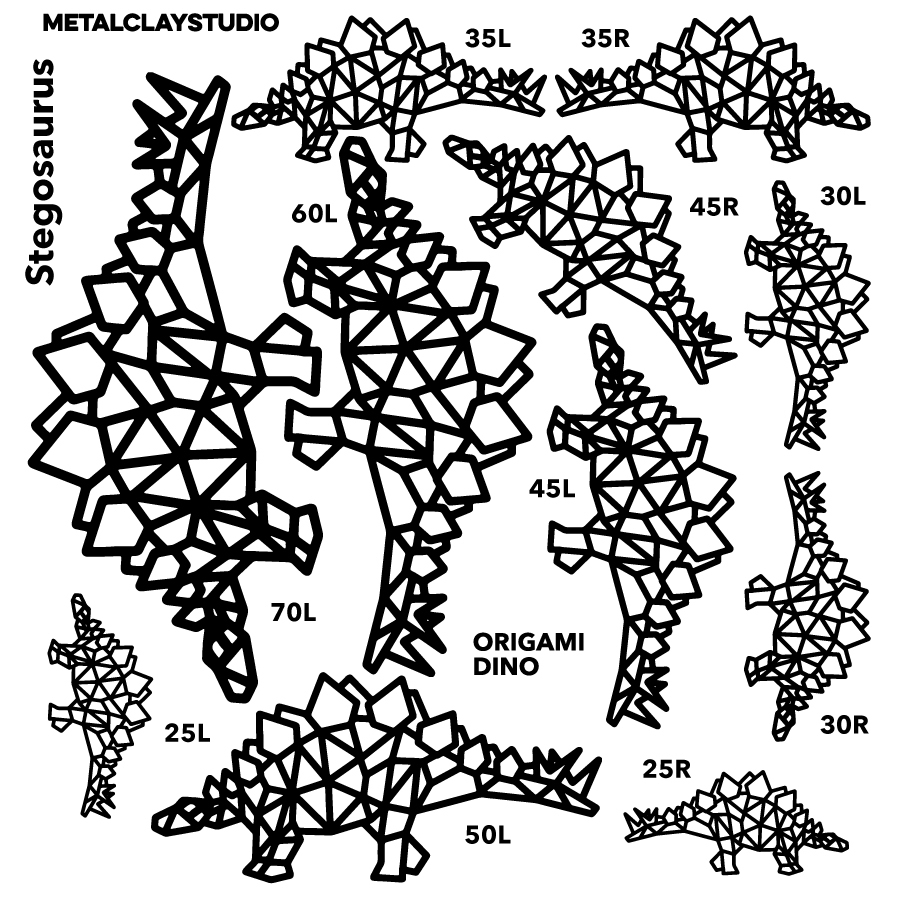 Текстура из полимерной резины ORIGAMI#11