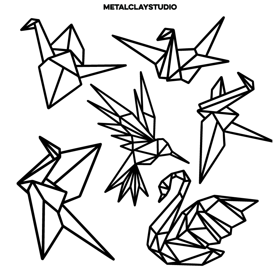 Текстура из полимерной резины ORIGAMI#02