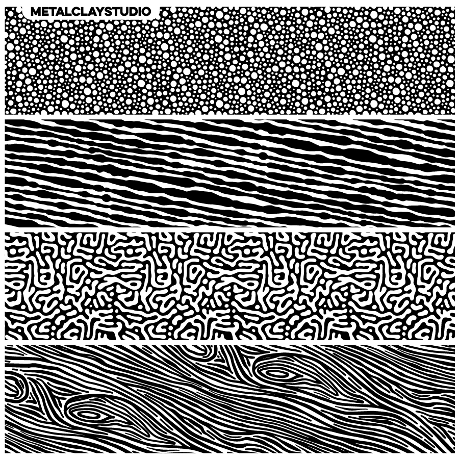 Текстура из полимерной резины RINGS#08