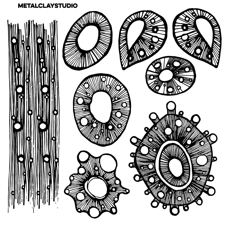 Текстура из полимерной резины SPACE#01