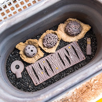 Обжиг изделий из металлической глины