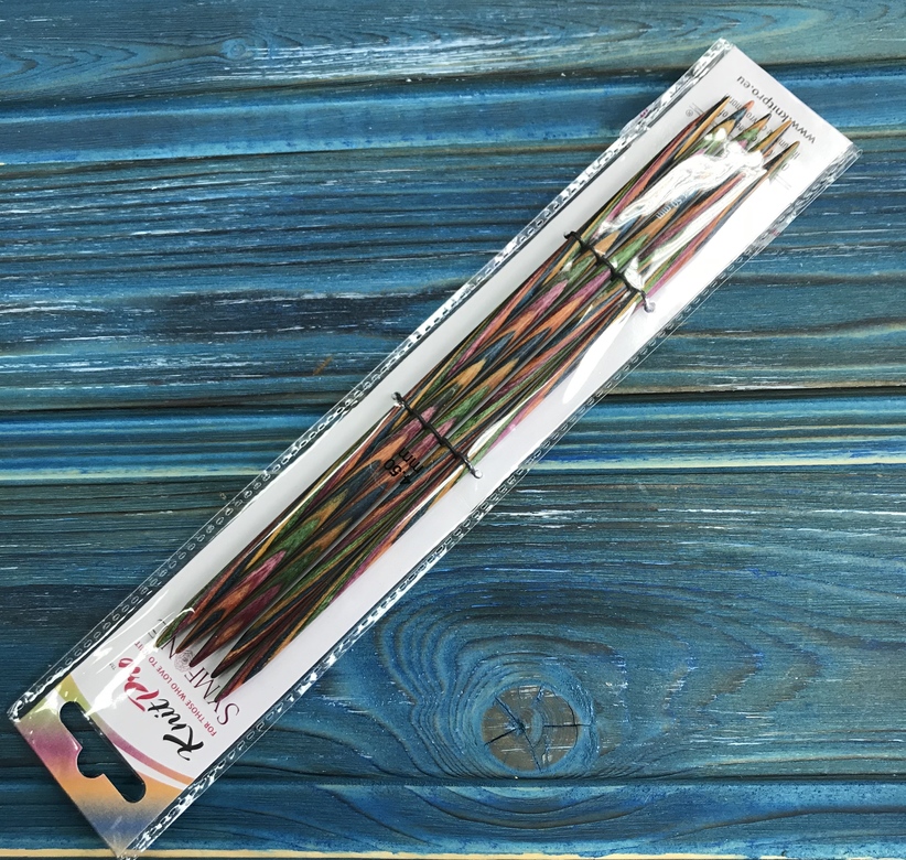 Knit Pro Спицы чулочные Symfonie 4.5мм/20см, дерево, многоцветный, 5шт