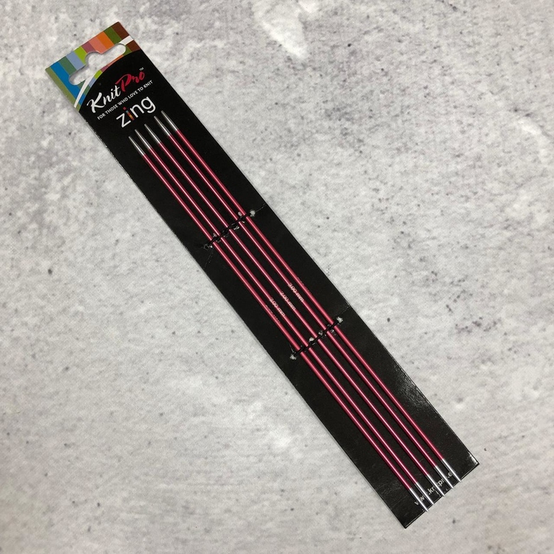Knit Pro спицы чулочные Zing 20 см/2мм