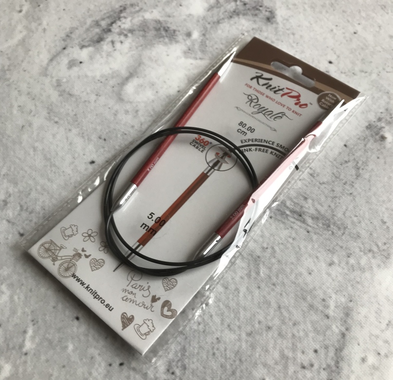 Спицы круговые "Royale" 5мм/80см