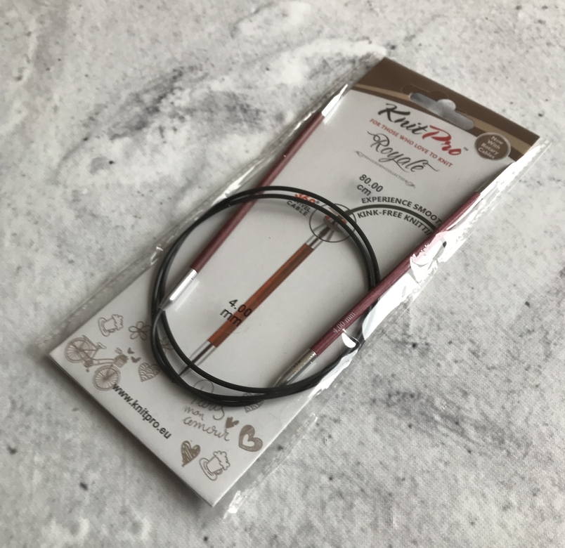 Спицы круговые "Royale" 4мм/80см