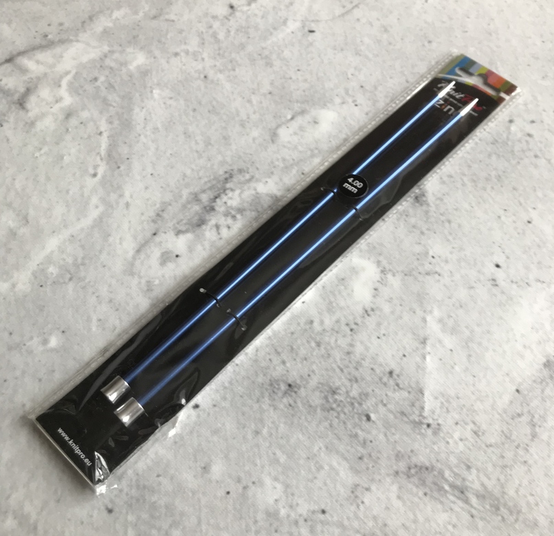 Knit Pro Спицы прямые Zing 4мм/25см