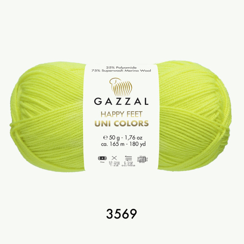 Happy feet uni color 3569