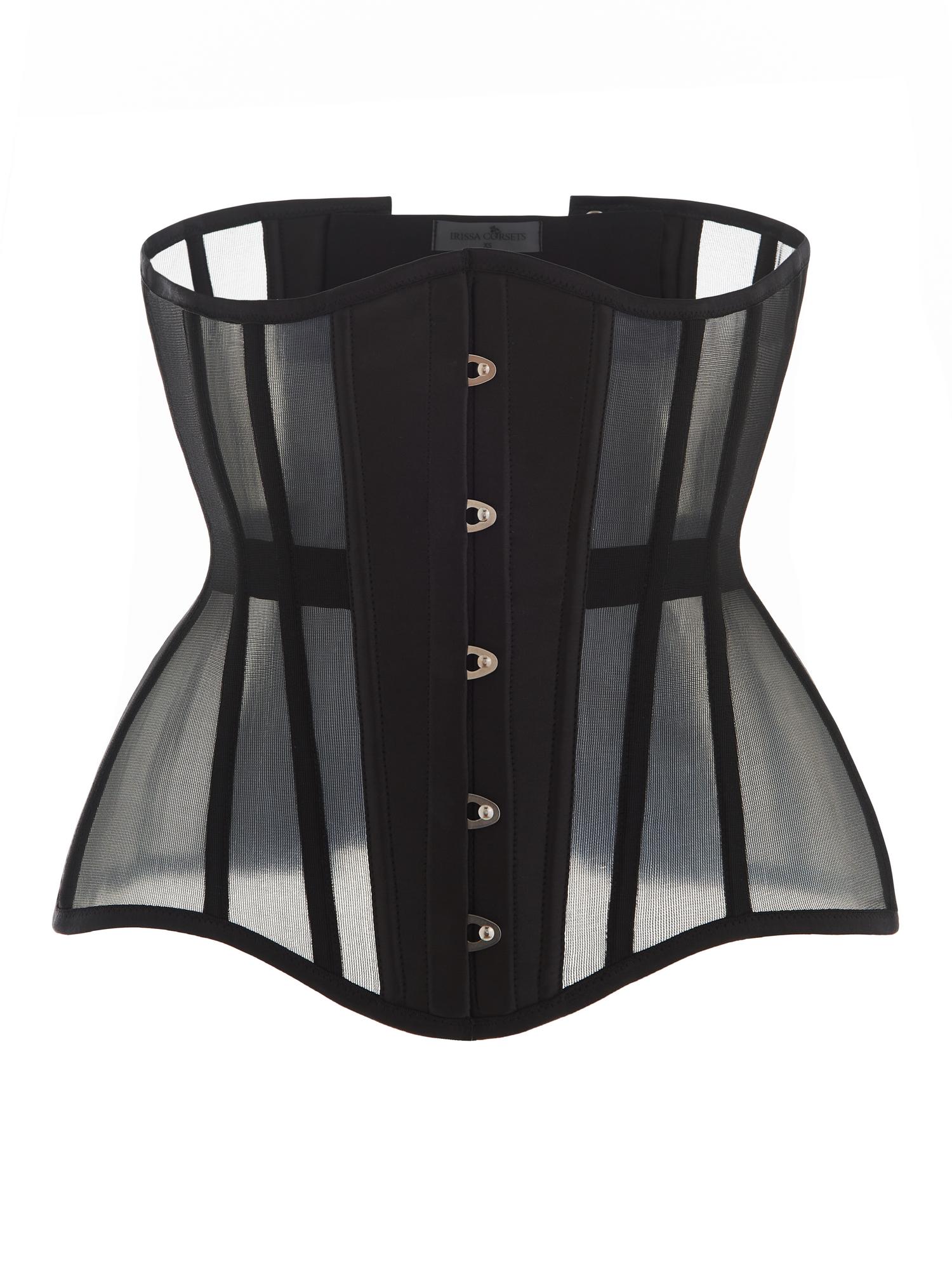 УТЯГИВАЮЩИЙ КОРСЕТ С БЮСКОМ "STELLA Black"