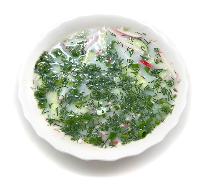 Окрошка на кефире