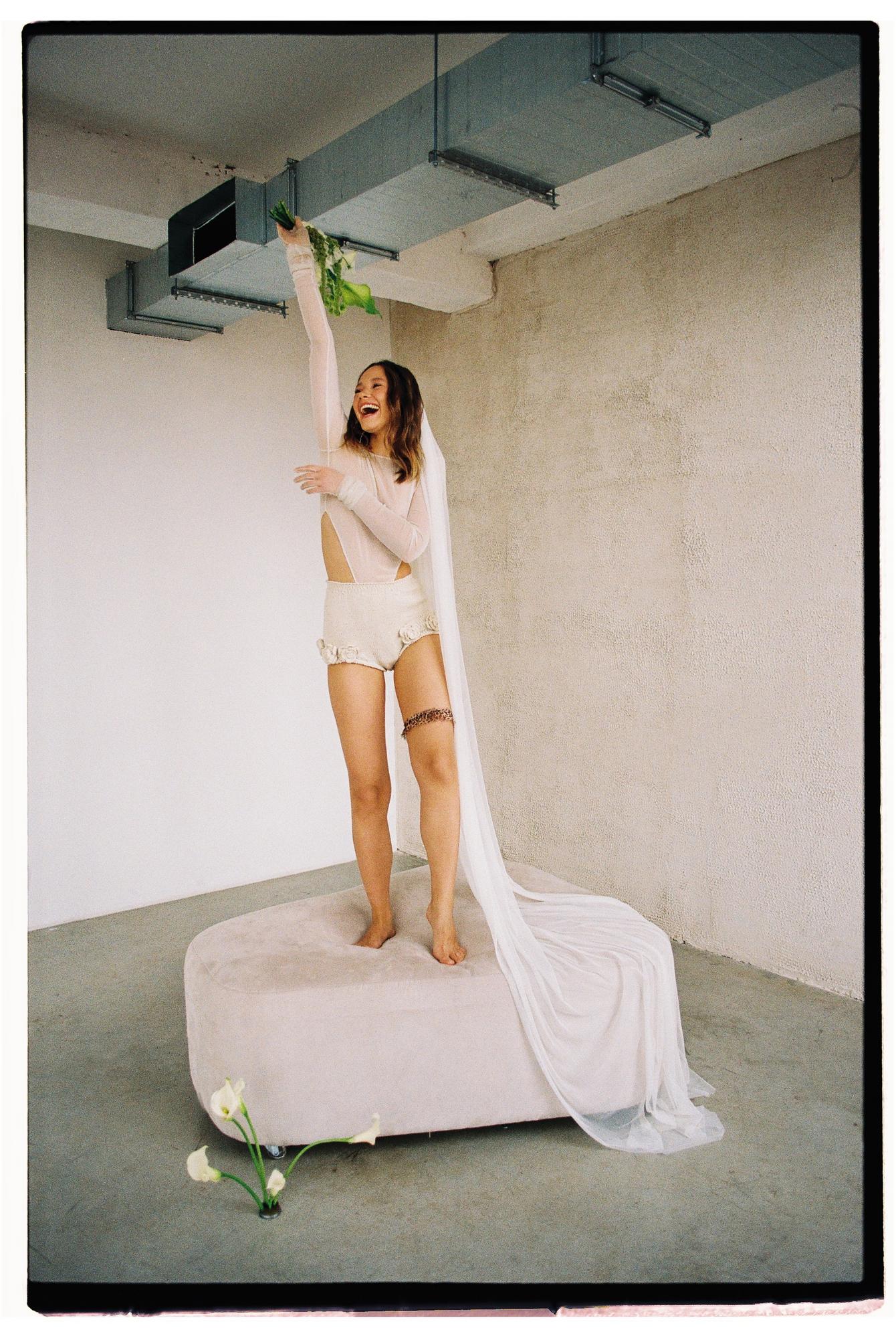 Set Боди Tina + вязаные трусы Candy