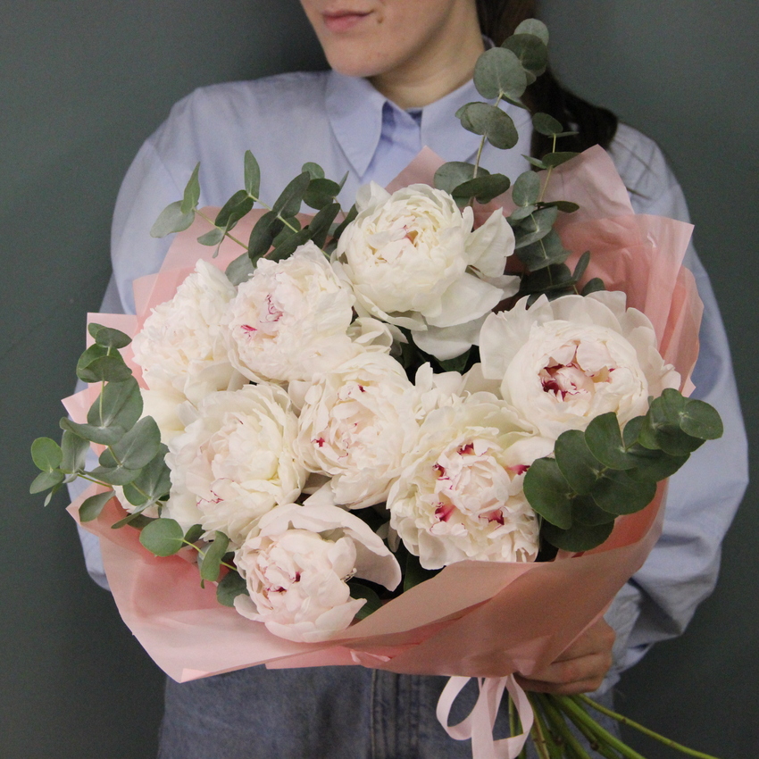 пионы спб купить букет