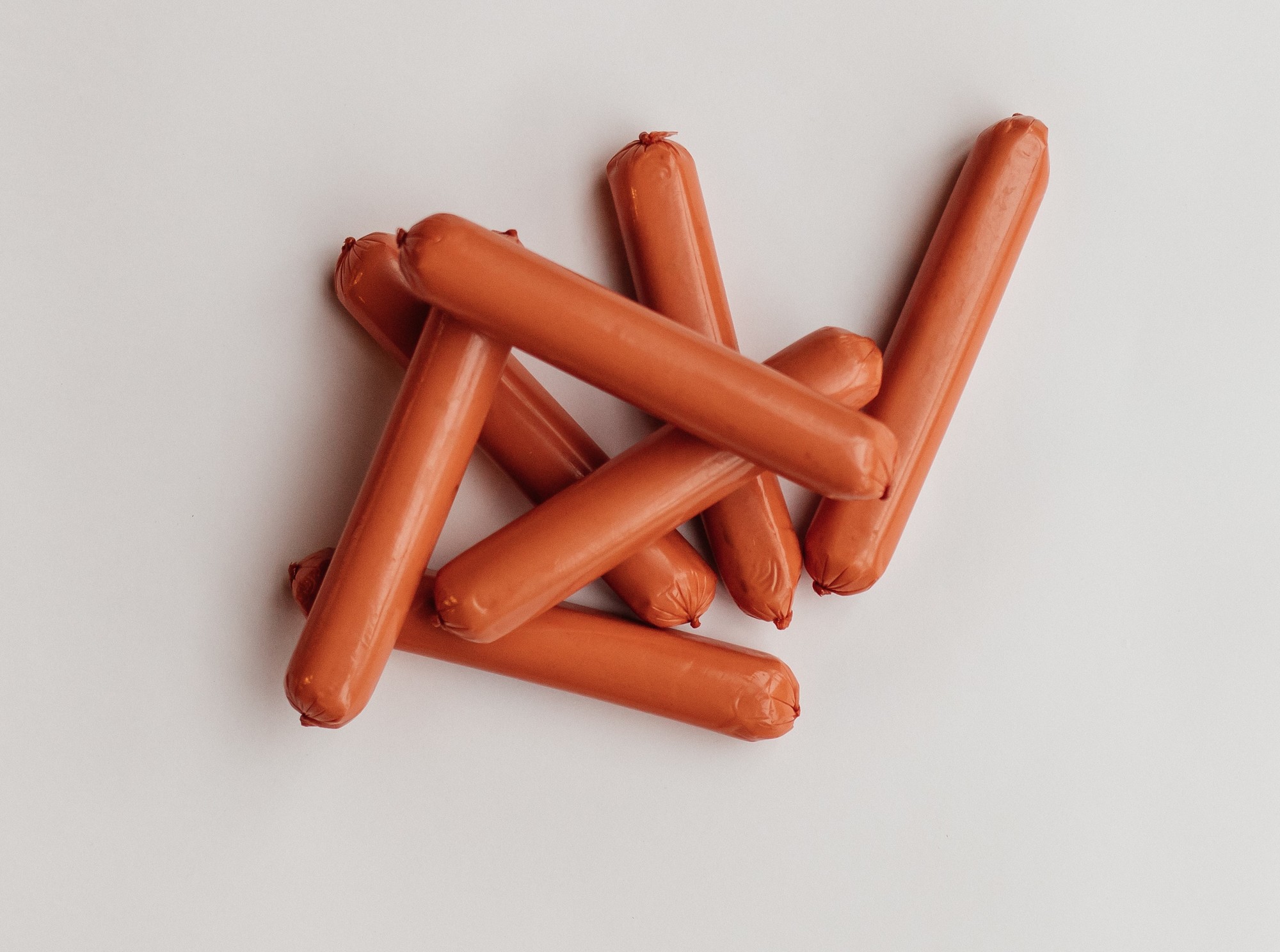 Сосиски молочные в целлофановой оболочке