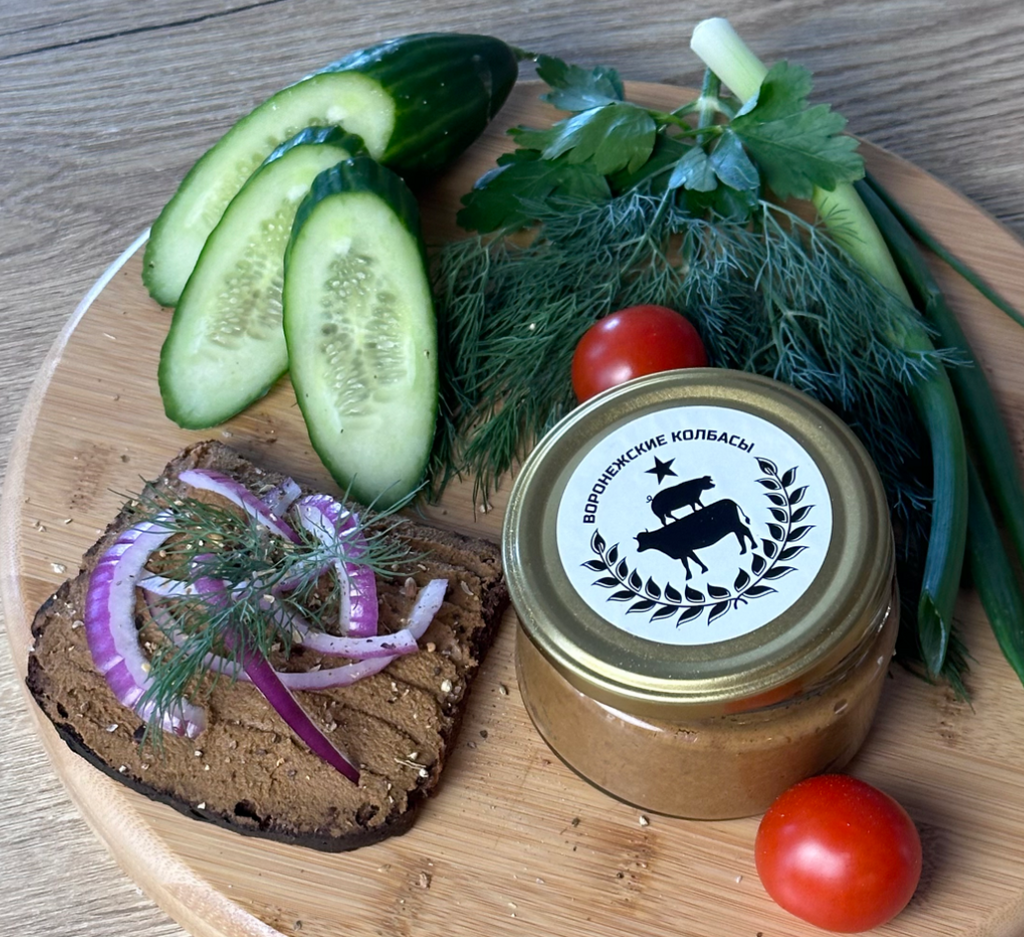 Паштет из говяжий печени.