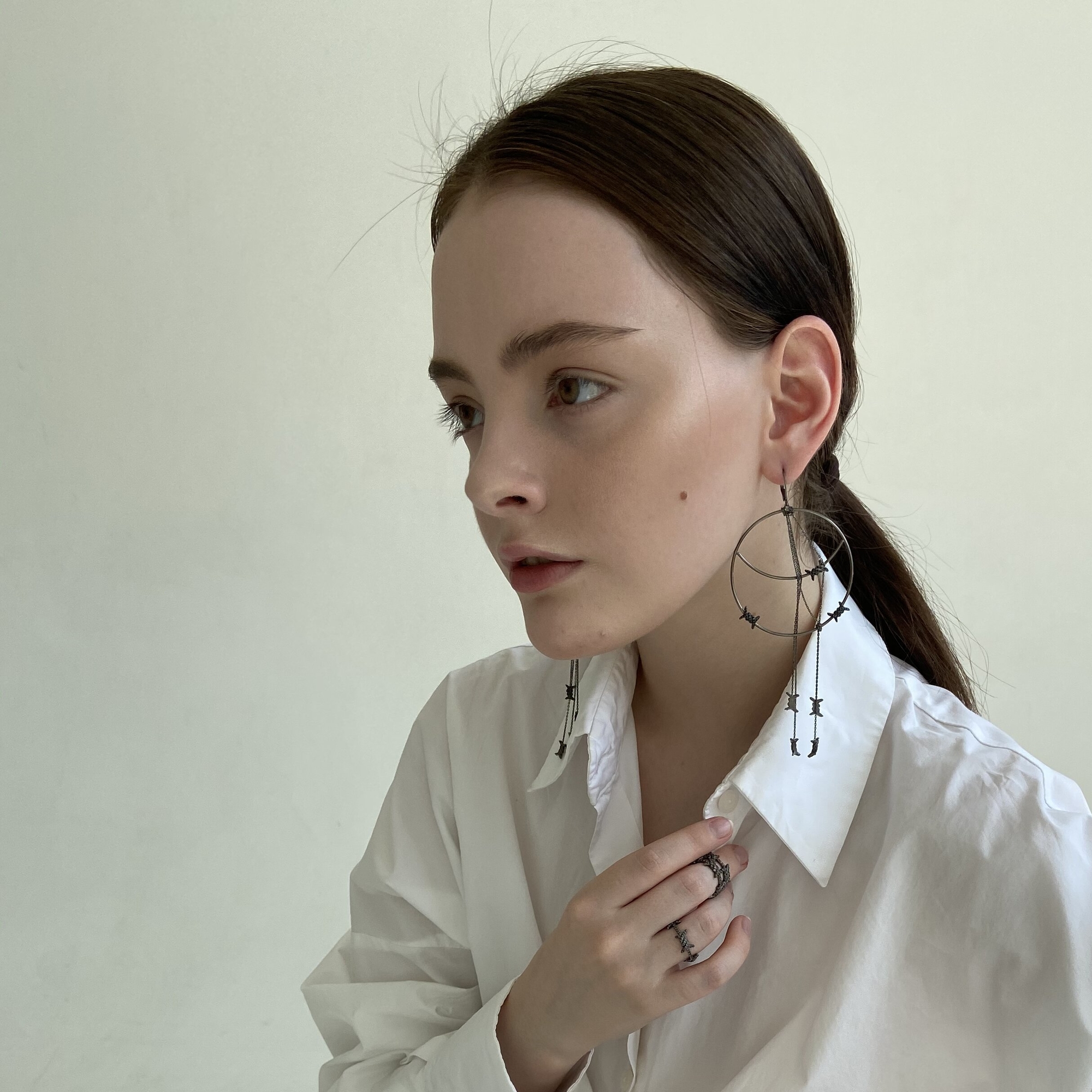 Серьги-кольца TRUE LOVE