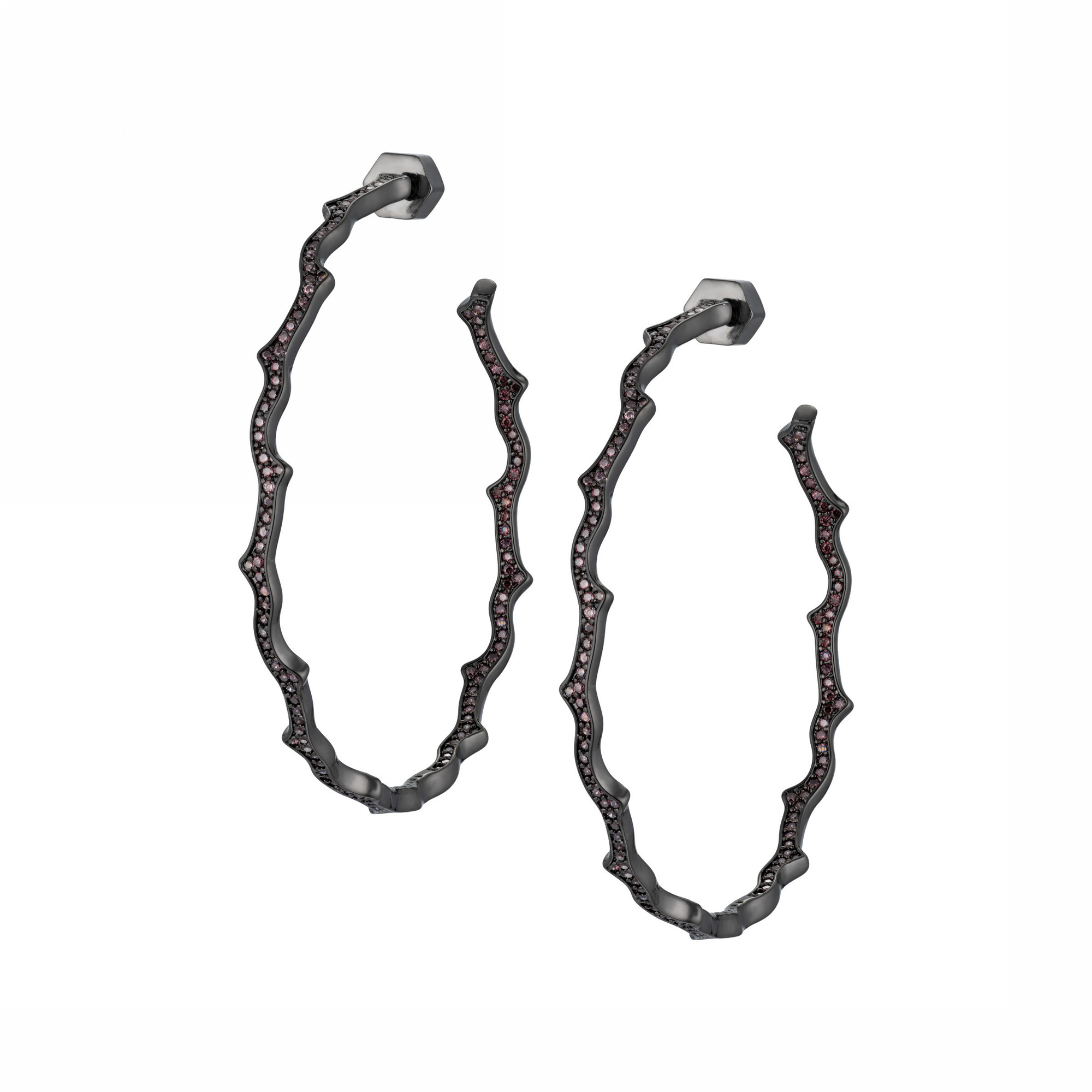 Серьги-кольца SECRET GARDEN