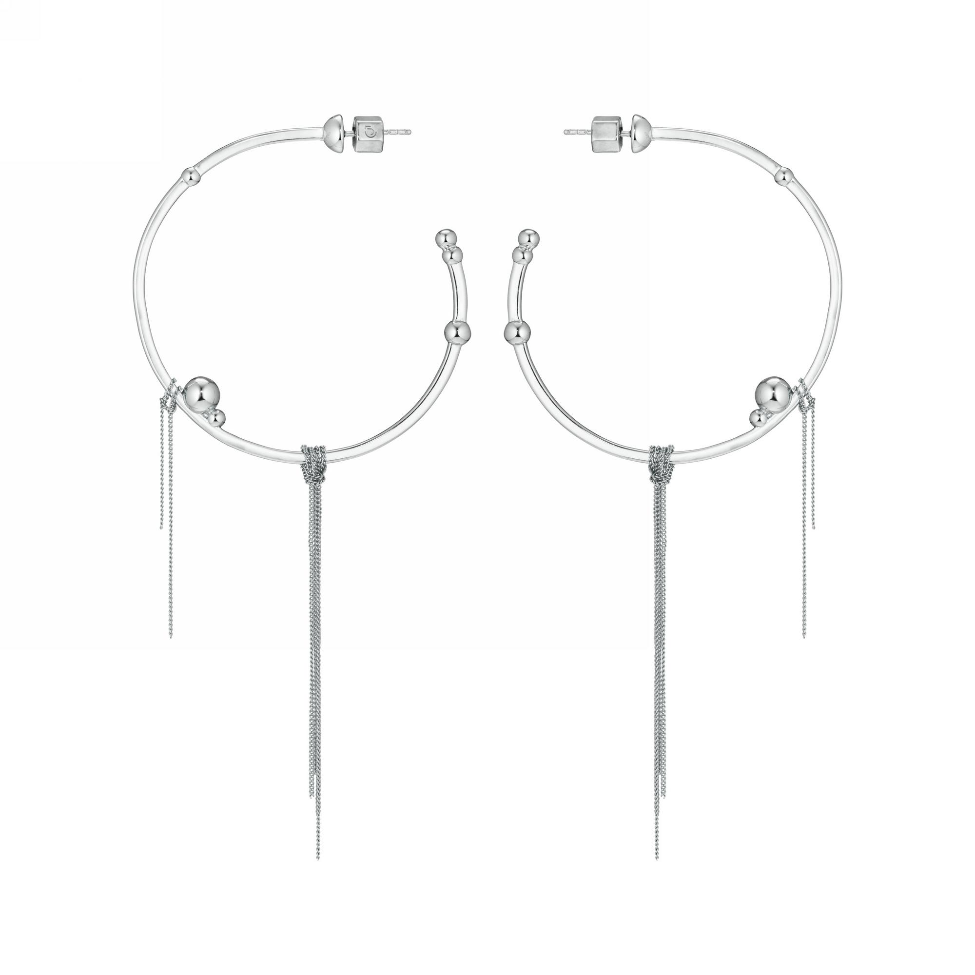 Серьги-кольца Bubble World