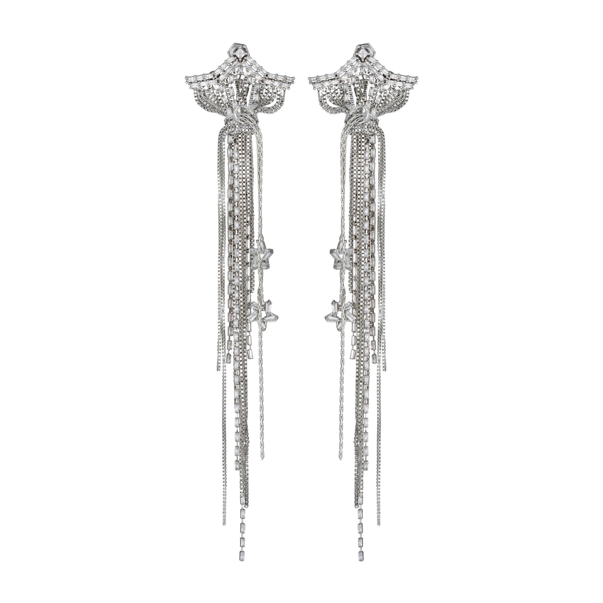 Серьги длинные 1858