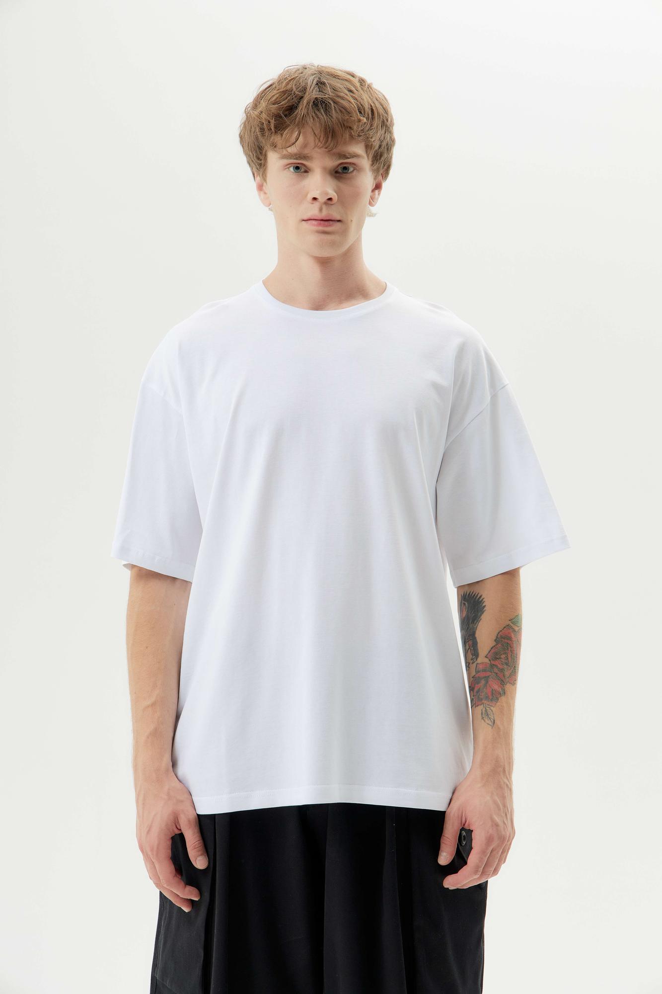 Футболка оверсайз белая