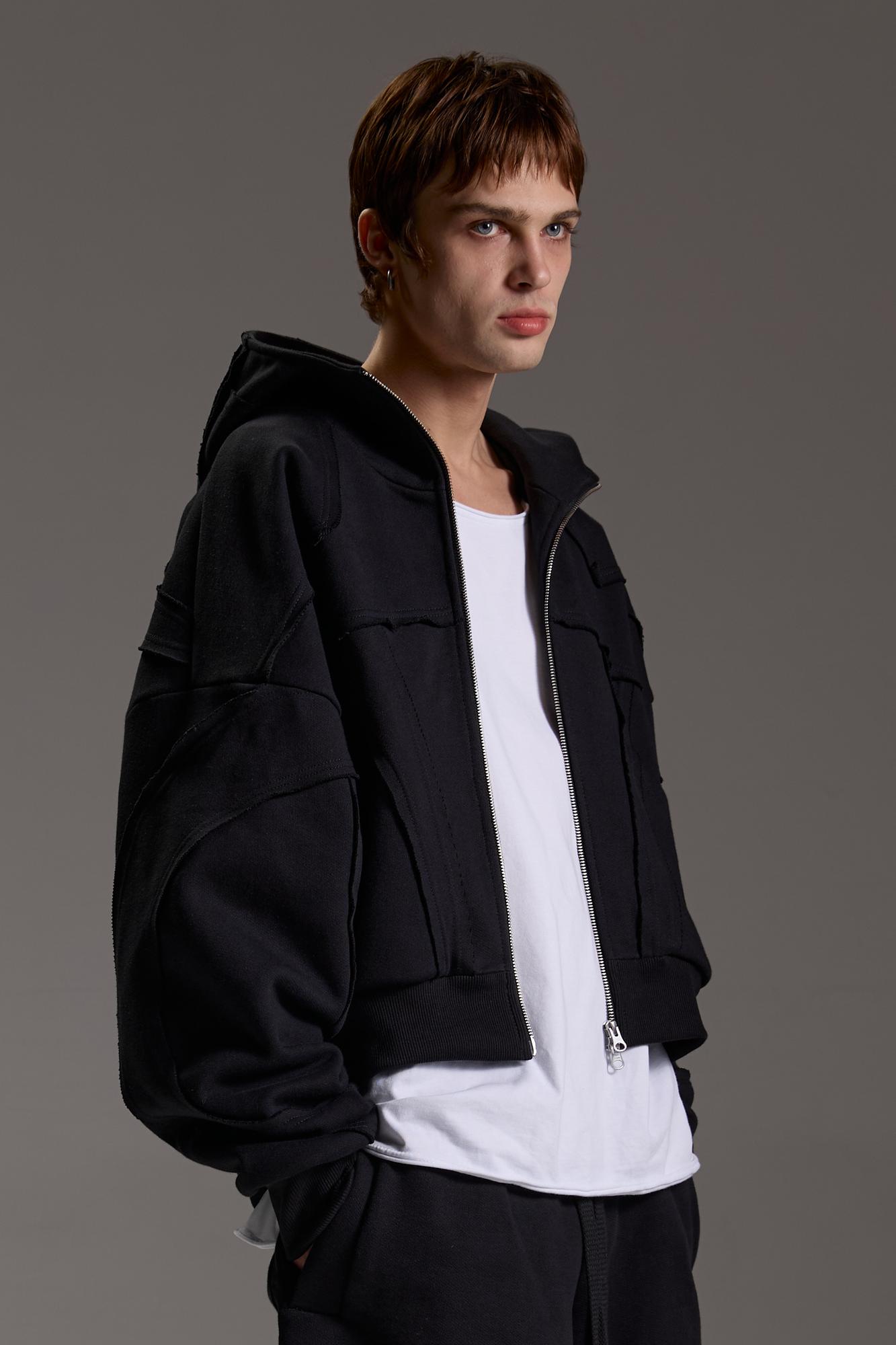 Толстовка со швами наружу