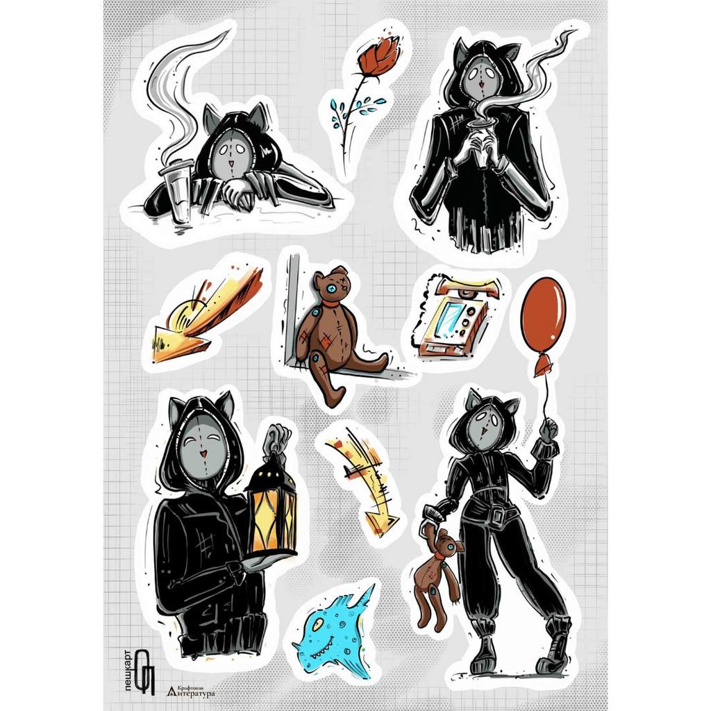 Стикерпак «‎Городской сумасшедший»