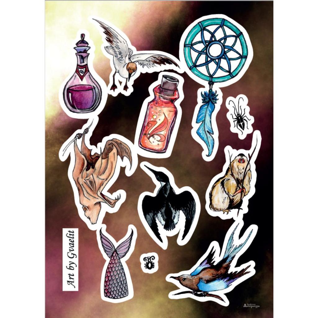 Стикерпак «Птичья магия‎»