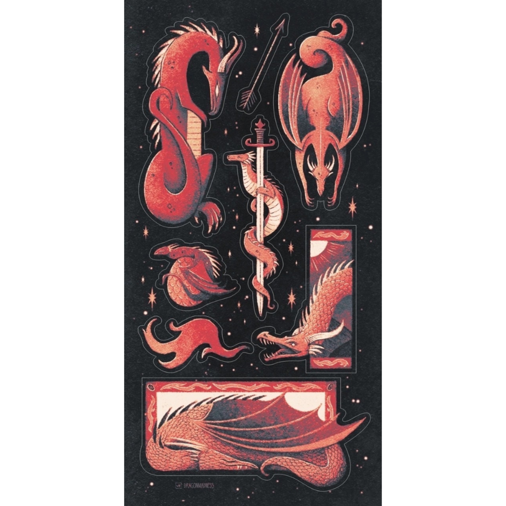 Стикеры "Год дракона"