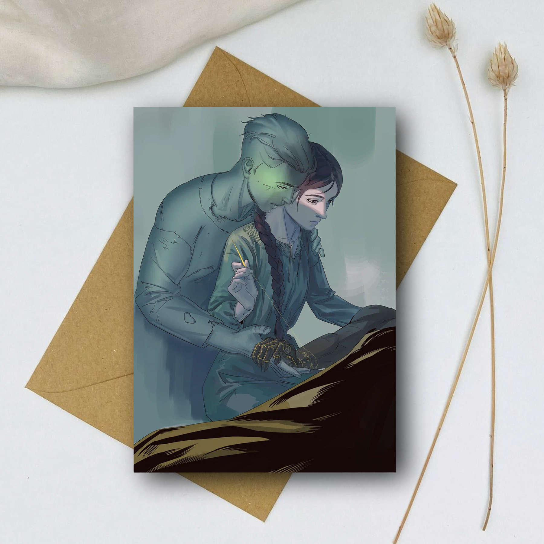 Почтовая открытка «Хозяйка мертвых»