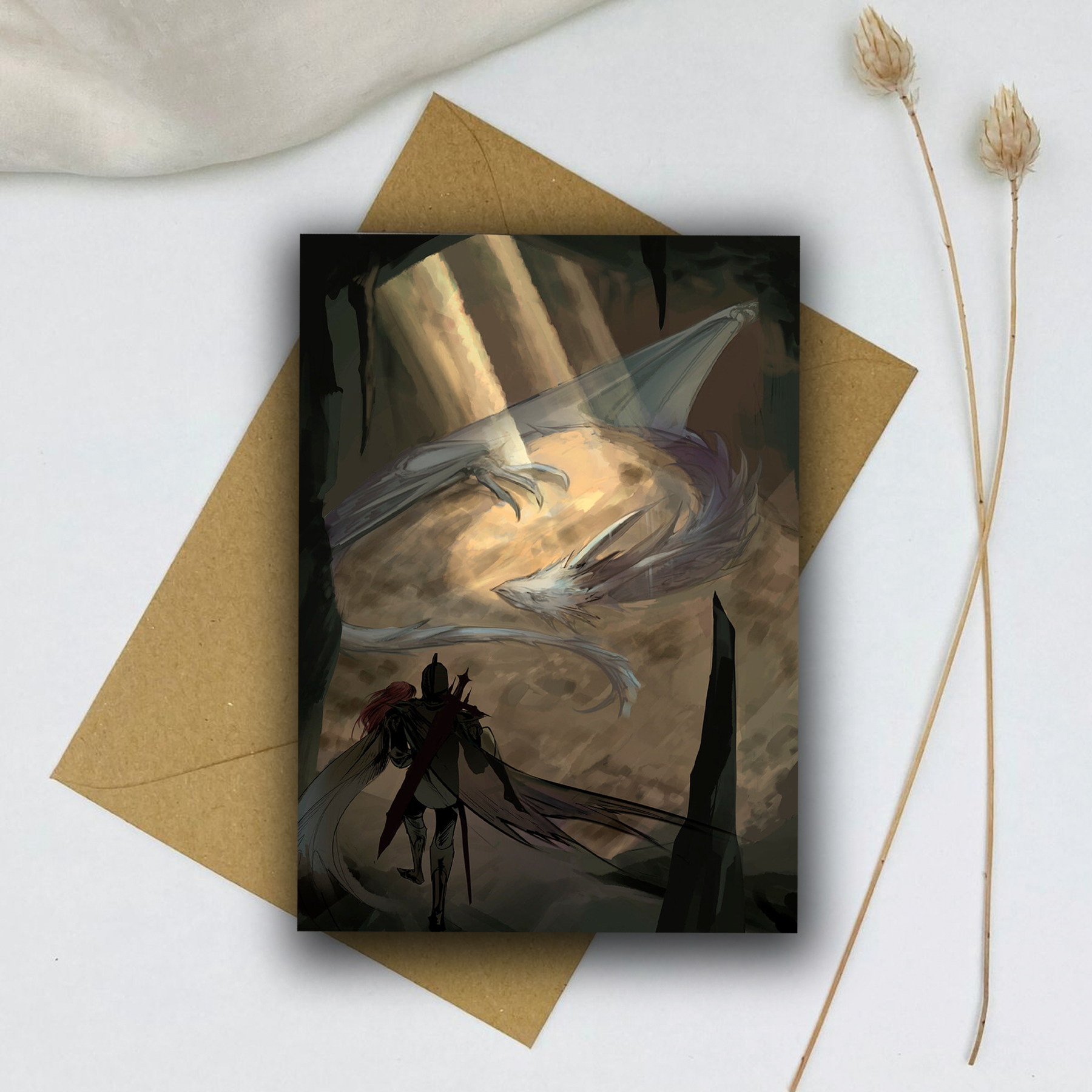 Почтовая открытка «Госпожа»