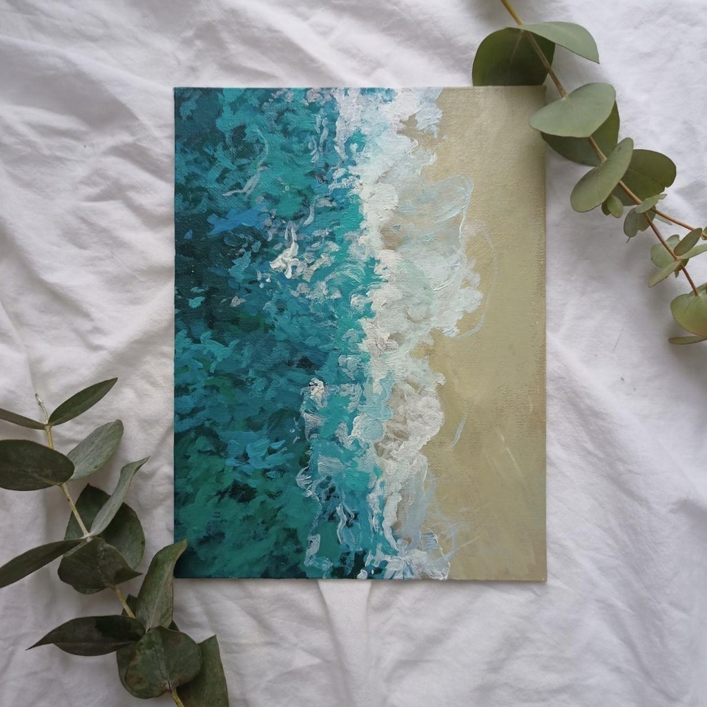 Картина "Брызги волн"