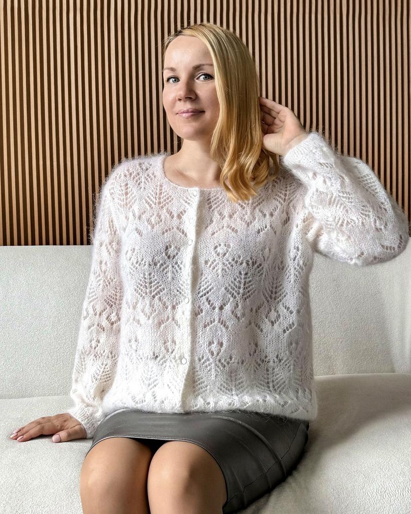 Мастер-класс спицами Кофточка "Comfort"