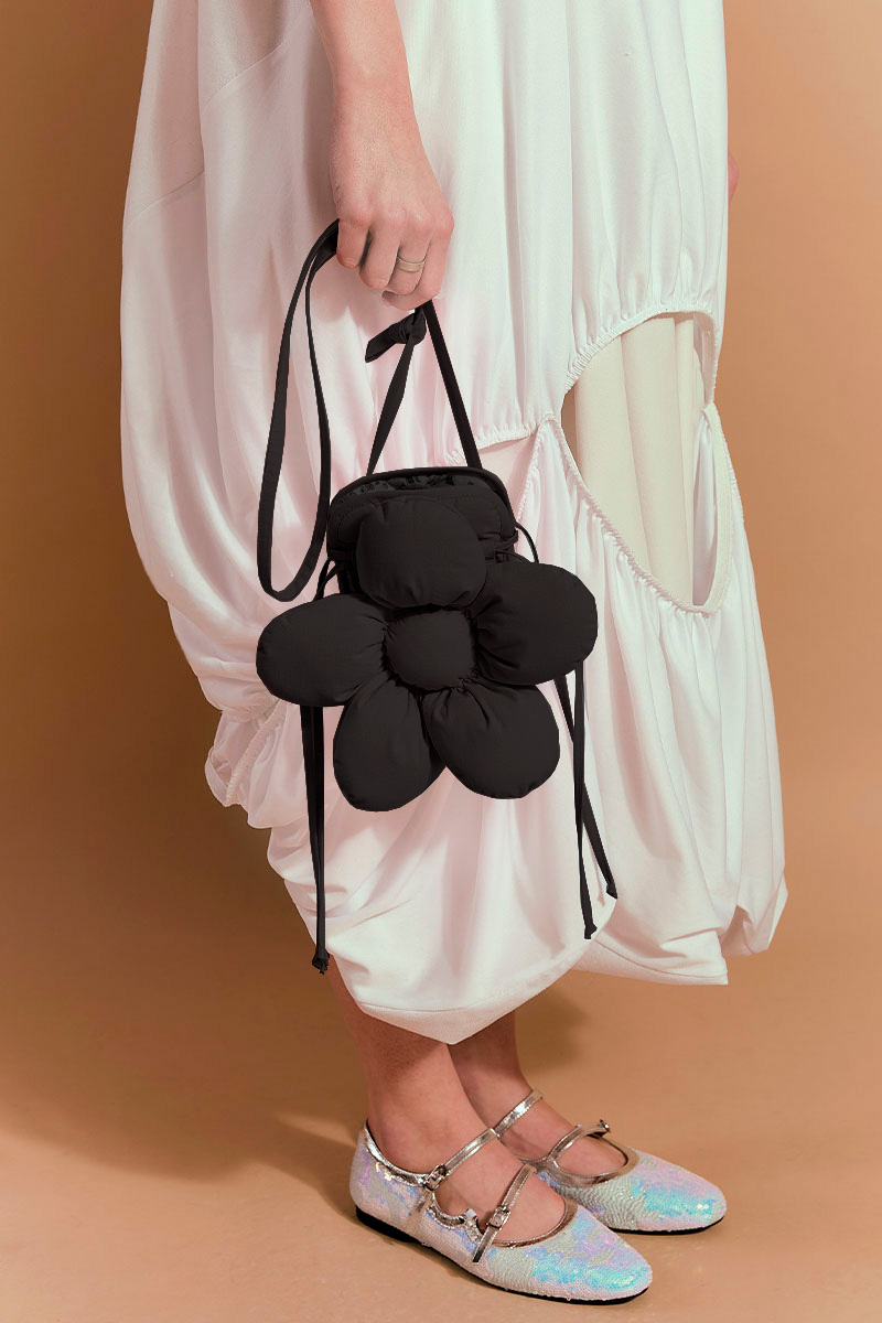 Сумка для телефона из чёрного хлопка