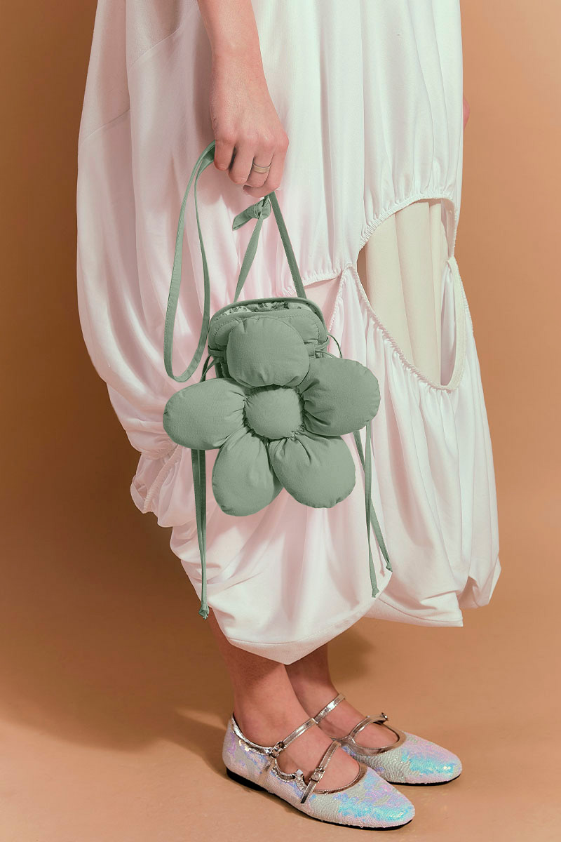 Сумка для телефона хлопок фисташка