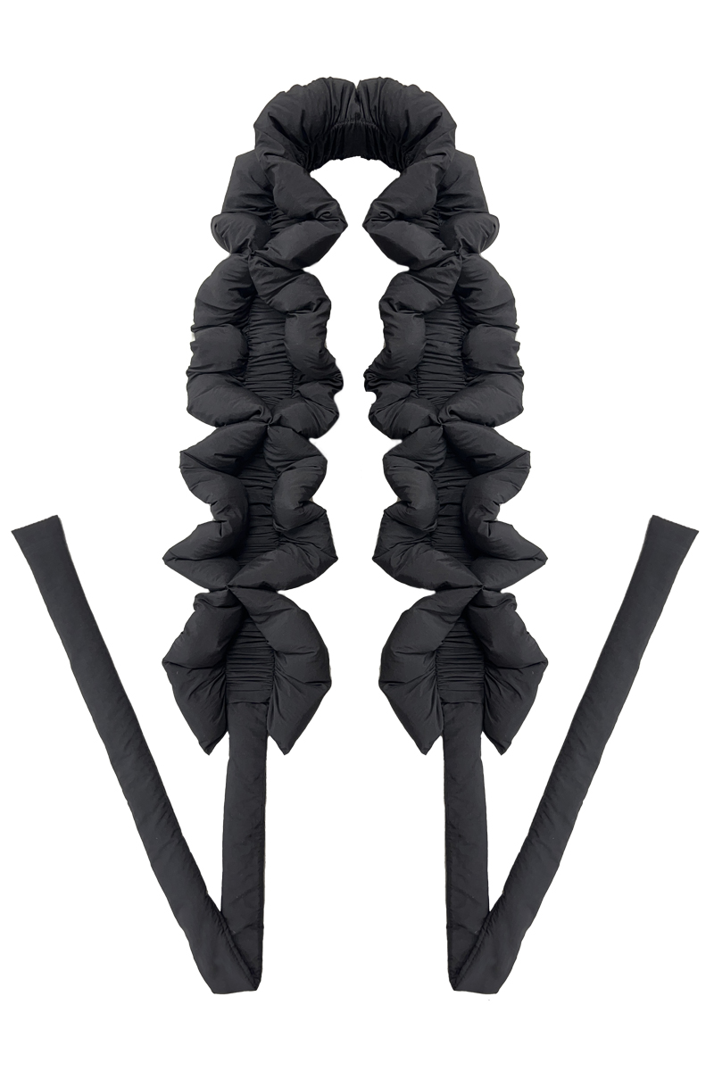 Ручка-рюша из плащёвой ткани 89 см мультицвет