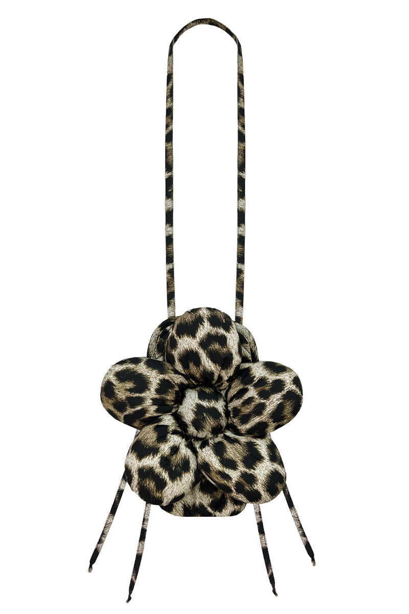 Сумка для телефона из плащёвой ткани "лео"