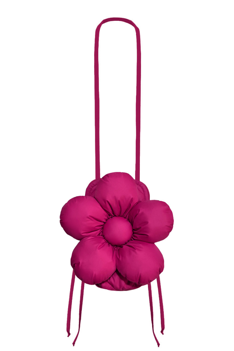 Сумка для телефона из ягодной плащёвой ткани