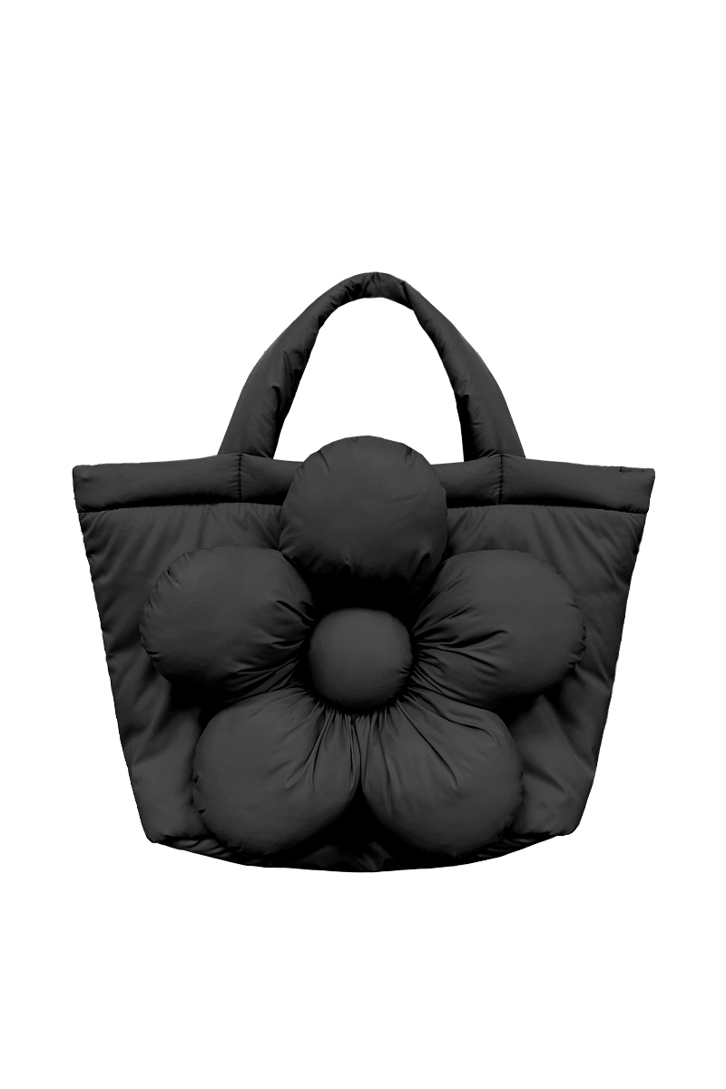 Сумка Гигантик из чёрной плащёвой ткани