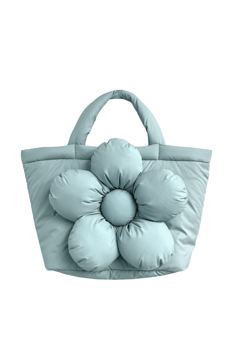 Сумка Гигантик из небесной плащёвой ткани