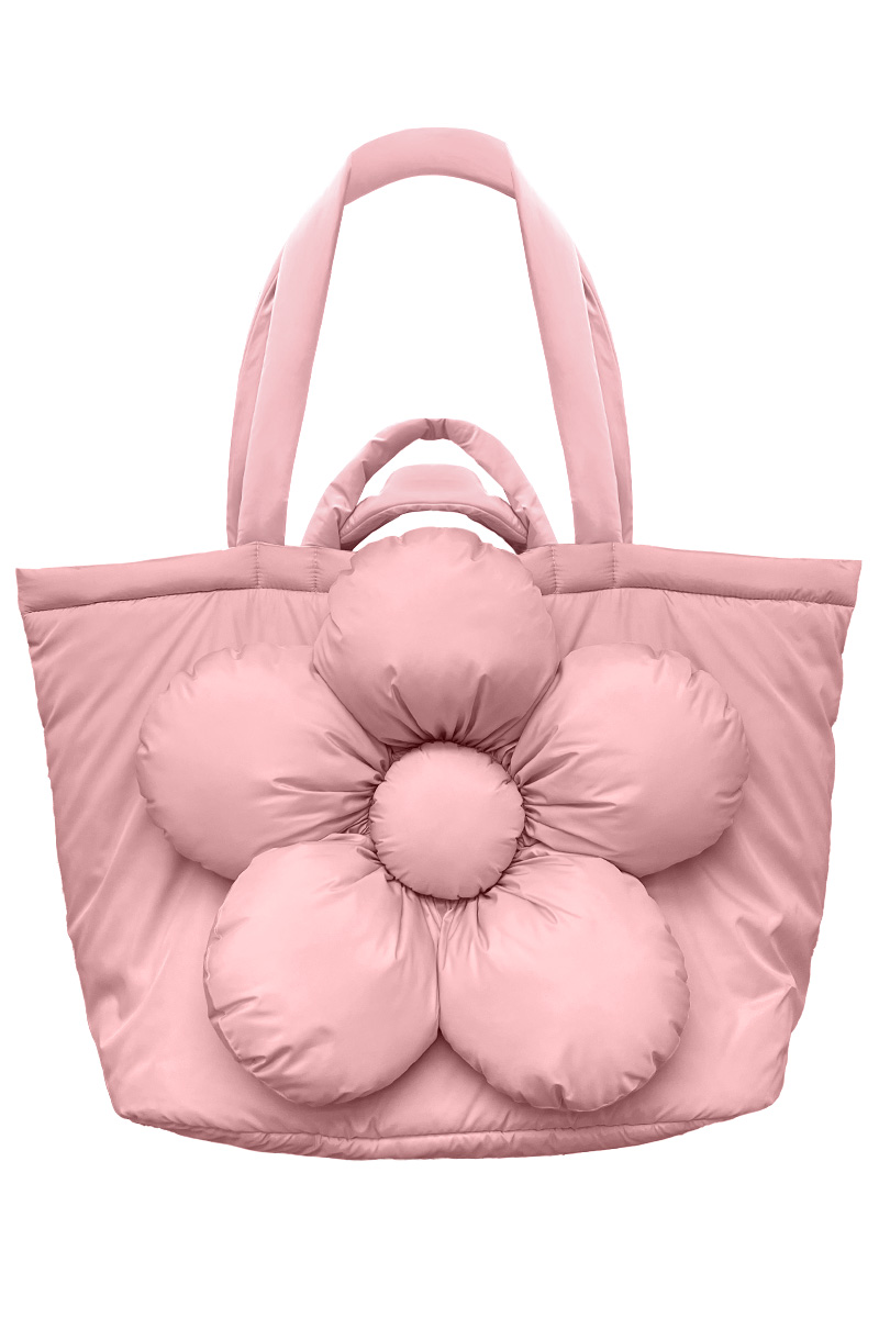 Сумка c цветком Гигант из плащёвой ткани "зефир"