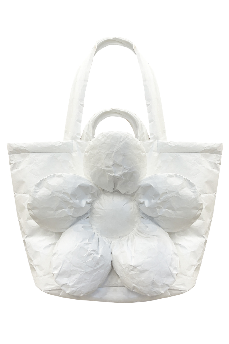 Сумка c цветком Гигант из тайвека (дефекты)