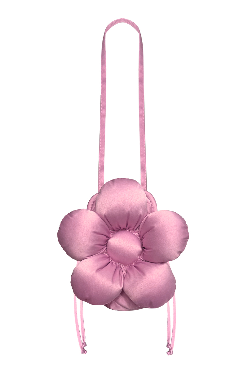 Сумка для телефона из атласа "ягодный"