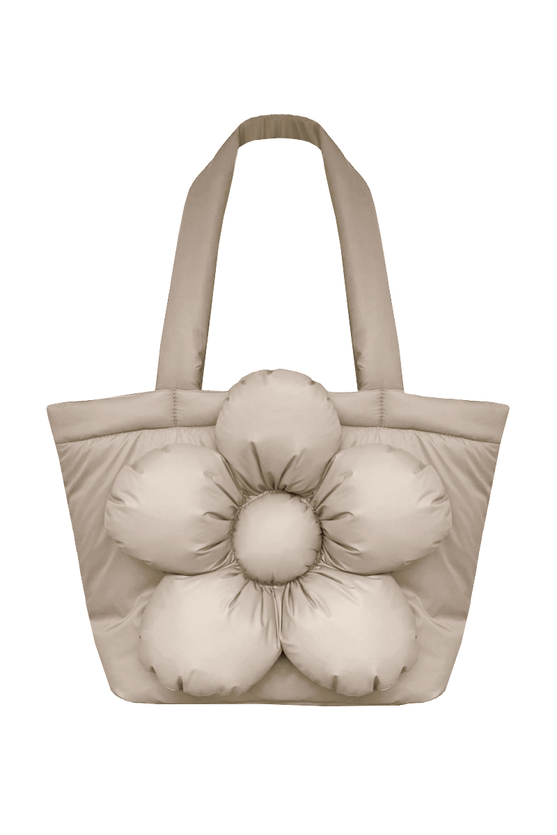 Сумка Гигантик из плащёвой ткани "хумус" с удлинёнными ручками