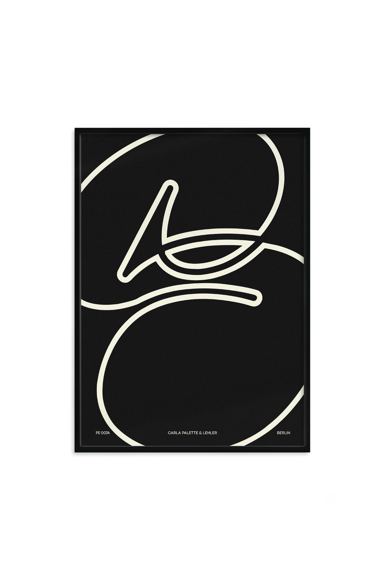 Постер "TAKING SPACE" в раме