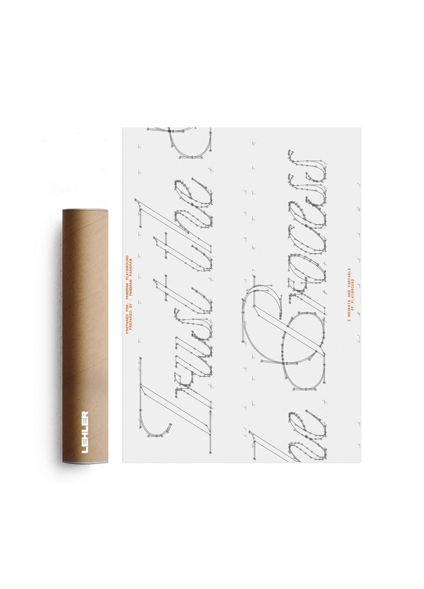 Постер "TRUST THE PROCESS" без рамы